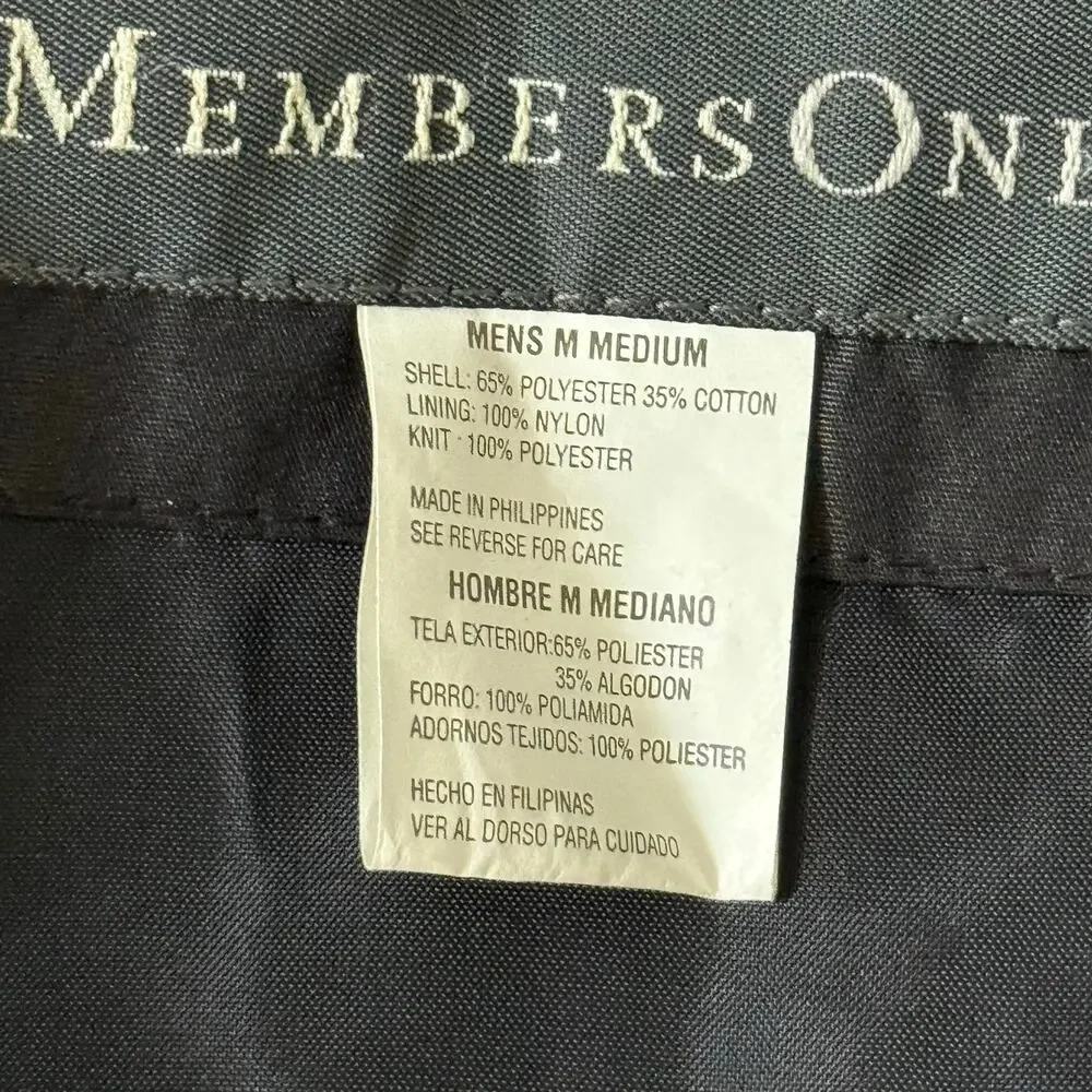 Members Only Men M Bomber Cafe Racer Classic Jacket vintage